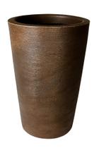 Vaso de planta luxo decorativo coluna jateada grafiato varanda e jardim 28x23 Vaso de planta luxo decorativo coluna jateada grafiato varanda e jardim 28x23