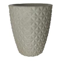 Vaso De Planta Polietileno Alt 40cm Redondo Jardim Varanda - Flores Imp