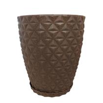 Vaso De Planta Polietileno Jardim Varanda Alt 29cm Redondo Vaso De Planta Polietileno Jardim Varanda Alt 29cm Redondo