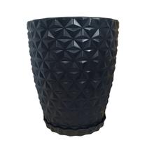 Vaso De Planta Polietileno Jardim Varanda Alt 29cm Redondo Vaso De Planta Polietileno Jardim Varanda Alt 29cm Redondo