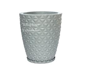 Vaso De Planta Polietileno Jardim Varanda N 1-cinza