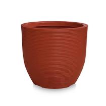 Vaso De Planta Redondo Grande De Polietileno 60X56 Cerâmica