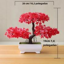 Vaso De Plantas De Simulação De Árvore De Bonsai Artificial Ao Ar Livre Interno Para Decoração De