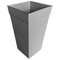 Vaso de Plantas Flores 28L Rattan Cachepot Jardim Jardinagem - Plasnew