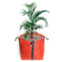 Vaso De Plantas Grande 100 Litros Feltro Quintal Vermelho