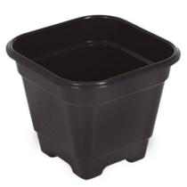 Vaso de Plantas Quadrado Grande 30x30x29 Preto 25295 Arqplast