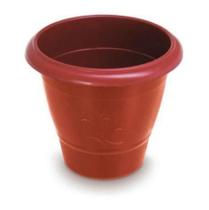 Vaso de Plantas Redondo Médio 30x28 Vermelho 25290 Arqplast