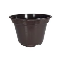 Vaso De Plástico Marrom Plantas 9,7cm X 13,5cm - 1 Unidade