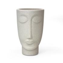 Vaso De Polietileno Face Homem N 24 Nutriplan Cor - Cimento