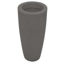 Vaso de Polietileno Fosco 50 cm Cinza - VASAP