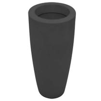 Vaso de Polietileno Vietnamita Fosco 70cm Preto - VASAP