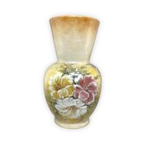 Vaso de Porcelana para Flores Jarro de Louça Grande Abacaxi 19 cm Pintado à Mão FLORAL AZALEIAS BRANCA AMARELA ROSA