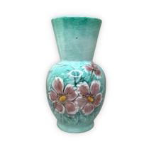 Vaso de Porcelana para Flores Jarro de Louça Grande Abacaxi 19 cm Pintado à Mão FLORAL AZALEIAS SILVESTRE ROSA