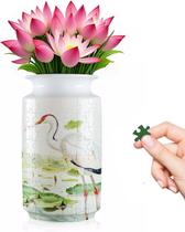 Vaso de quebra-cabeça 3D Yizhor Vaso de flores exclusivo para adultos 162 unidades Vaso de quebra-cabeça 3D Yizhor Vaso de flores exclusivo para adultos 162 unidades