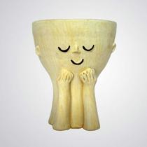 Vaso de um Menino Sorrinho em Cor Única