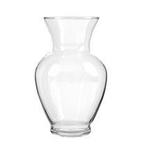 Vaso De Vidro Acinturado Transparente 12X20cm - Bela Flor