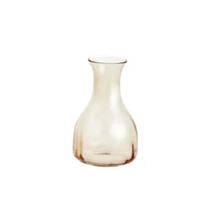 Vaso de vidro âmbar mini vaso 11cm