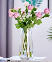 Vaso de vidro Aoderun Modern Home Decor Flower Bouquet 20cm Vaso de vidro Aoderun Modern Home Decor Flower Bouquet 20cm