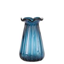 Vaso de Vidro Azul Adely 13x24