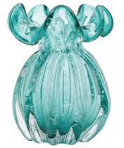 Vaso de Vidro Cachepot Italy Tiffany 13x17,5 cm - Lyor Vaso de Vidro Cachepot Italy Tiffany 13x17,5 cm - Lyor