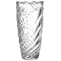Vaso de vidro com bordas onduladas 8x19,5