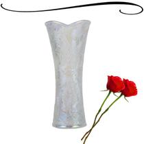Vaso De Vidro Cristal Ecológico Para Decoração Plantas Flores Casa Furta Collor D8xA18cm
