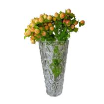 Vaso de vidro cristal para plantas e arranjos - Yaha
