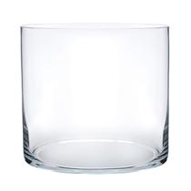 Vaso de vidro de flores Royal Imports em forma de cilindro 12,7 x 12,7 cm