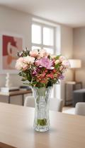 Vaso de Vidro Decorativo 23cm para Arranjos Florais