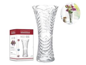 Vaso de Vidro Decorativo Mesa Flores e Plantas 19.5cm - Isis