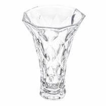 Vaso de Vidro Diamond 15 x 25 cm Casa Del Grande Vaso de Vidro Diamond 15 x 25 cm Casa Del Grande