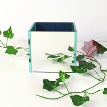 Vaso de Vidro Espelhado 12x12,5 Vaso de Vidro Espelhado 12x12,5