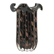 Vaso De Vidro Flat Italy Preto E Rosê 19x24cm - Wolff Vaso De Vidro Flat Italy Preto E Rosê 19x24cm - Wolff