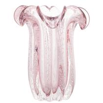 Vaso De Vidro Flat Italy Rosa Claro 19x24cm - Wolff