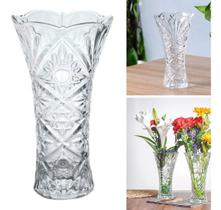 Vaso De Vidro Flores Decoração De Interiores 23x13 Vaso De Vidro Flores Decoração De Interiores 23x13