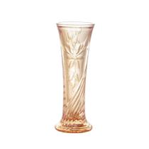 Vaso de Vidro Flower Âmbar 15 cm - Royal Decor