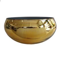 Vaso de vidro g dourado neia - CASA CLARA