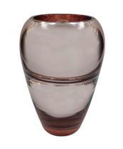 Vaso de Vidro Grande Rose Oval Decorativo para Casa 23cm Vaso de Vidro Grande Rose Oval Decorativo para Casa 23cm