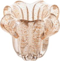 Vaso de Vidro Italy Dourado 13 cm - Wolff