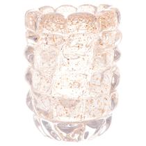 Vaso De Vidro Italy Dourado 16cmX12cm - Lyor