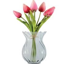 Vaso De Vidro Margarida14X19cm Para Flores E Decorações - Mistral
