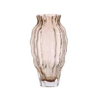 Vaso De Vidro Marrom 20868 24,5x13cm Mart Vaso De Vidro Marrom 20868 24,5x13cm Mart