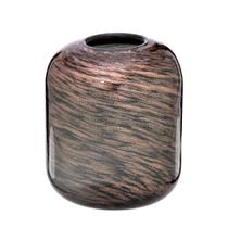 VASO DE VIDRO MARROM TRANSLÚCIDO DECORAÇÃO LUXUOSO Vaso Decorativo De Vidro De Mesa Para Flores Casa