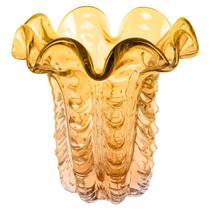 Vaso De Vidro Murano Torcello 14,5x14,5x14cm - Jolitex