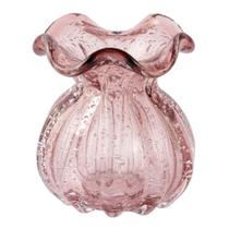 Vaso De Vidro Murano Trouxinha Veneza 11x11x11,5cm - Jolitex