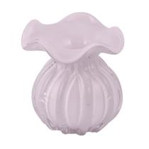 Vaso De Vidro Murano Trouxinha Veneza 11X11X11,5Cm Transpare