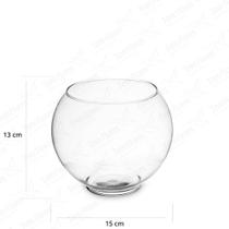 Vaso de Vidro para Decoração Aquario Médio 13x15 Vaso de Vidro para Decoração Aquario Médio 13x15