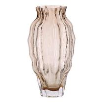 Vaso De Vidro Para Mesa Decorativo Orgânico Transparente Vidro Tingido Em Preto Luxo Vaso De Vidro Para Mesa Decorativo Orgânico Transparente Vidro Tingido Em Preto Luxo