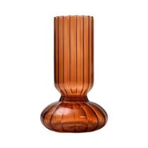 Vaso De Vidro Retro Colorido Com Listras, Decoração Criativa Para Casa E Escritório, Vaso Vaso De Vidro Retro Colorido Com Listras, Decoração Criativa Para Casa E Escritório, Vaso