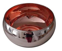 Vaso de Vidro Rosê espelhado cachepot centro de mesa